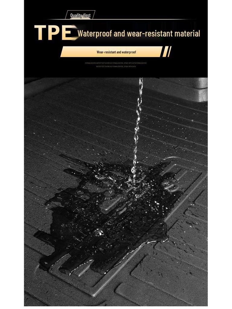 Universal Wear-Resistant, Waterproof, Odorless, Eco-Friendly Car Trunk Mat