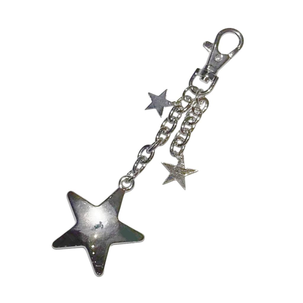 Enfeite Chave Estrela Enfeite Pendente Gótico Chaveiro Fashion Charm Liga Textura Adequado para Decoração de Bolsa e Chave