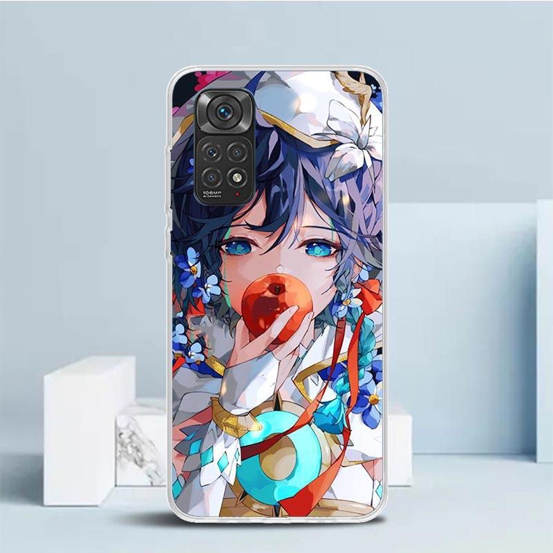 Genshin Impact Raiden Shogun Baal Phone Case For Xiaomi Redmi Note 15 14 14S 13 12S 12 Pro Plus 11S 11 11T 11E 10S 10 + Soft TPU