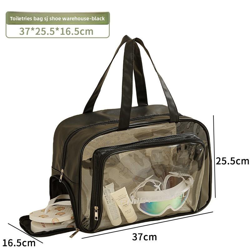Waterproof Travel Toiletry Bag With Zipper Design For Gym And Vacation Use