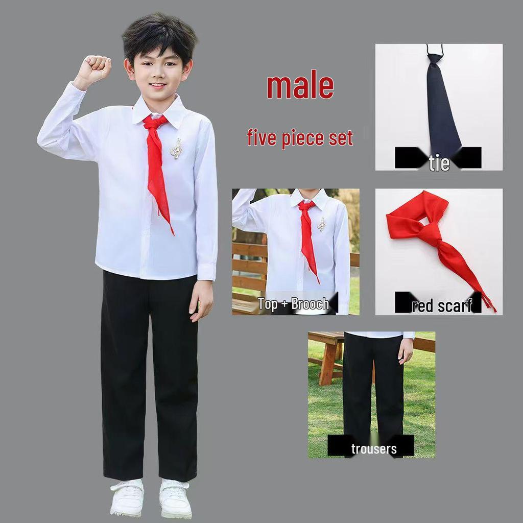 Primary School Performance Uniform for Choir, Poetry Recitation, Flag Ceremonies, and Sports Event Opening