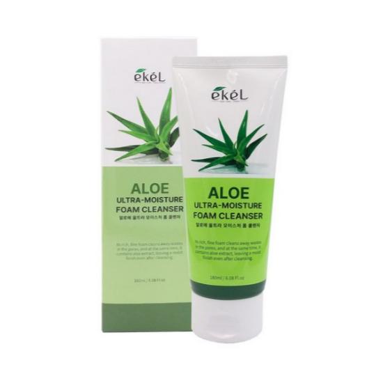 Ekel Aloe Foam Cleanser Deep Cleansing & Hydrating Facial Wash 180ml