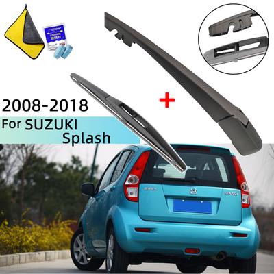 Rear Windshield Wiper Arm & Blade Set Car Windscreen Rear Wiper Blade for SUZUKI Splash 2008--2018