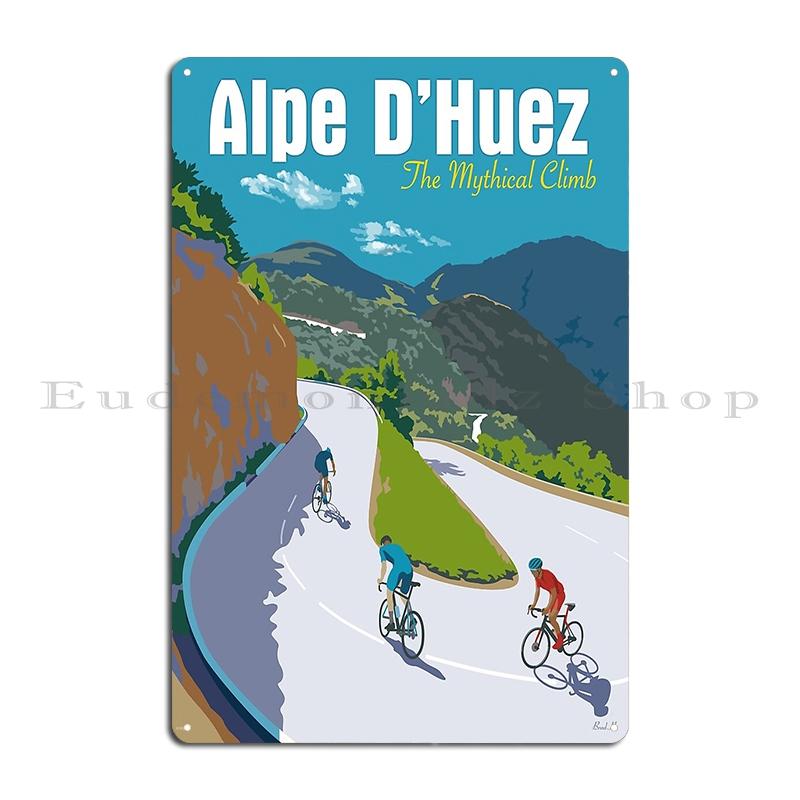 PARIS ROUBAIX Vintage Abstrakter Radsport Druck Giro D Italia Retro Passo Dello Stelvio Radfahren Metallblechschild Poster