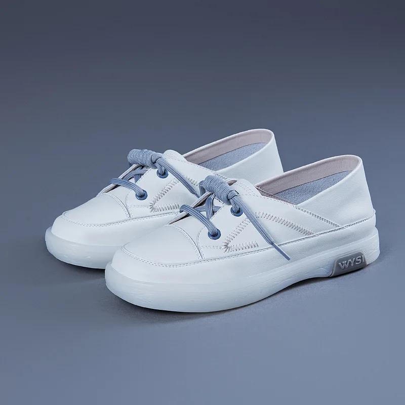 

Туфли-оксфорды Fujin из натуральной кожи 2,5 см, этнические женские, удобные, массивные, эргономичные, осенние, мягкие, на плоской подошве, туфли-лоферы для отдыха 42 серый