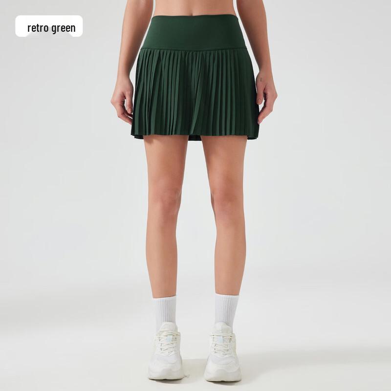 Women s High-Waisted Pleated Sports Skirt with Pockets