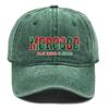 Baseball Cap With "MOROCCO" "ALLAH YARHAM EL AHMAR" Flag Printed , Adjustable Sun Hat Headwear Unisex Trendy Casual Dad Hat