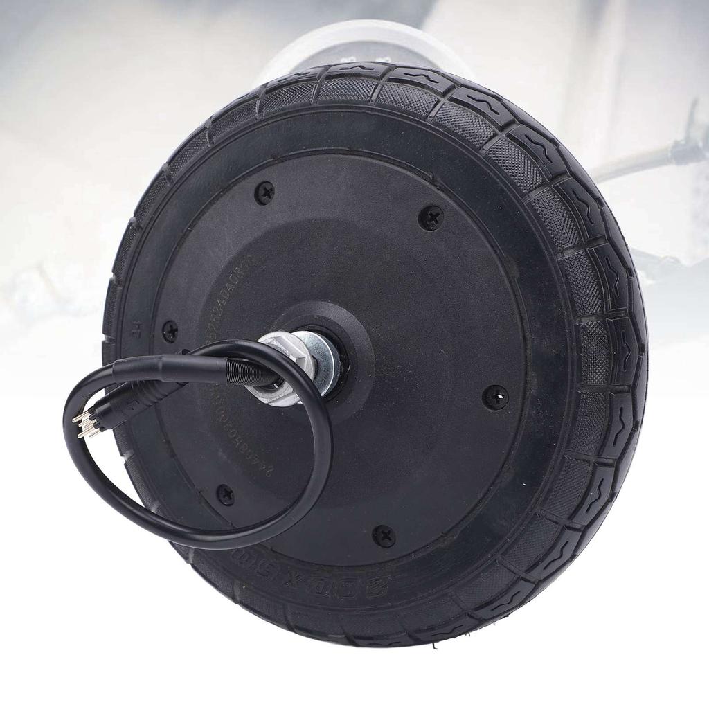 8 Inch Electric Scooter Hub Motor DC Brushless Rubber Aluminum IP55 Water Resistant Scooter Hub Motor Wheel for