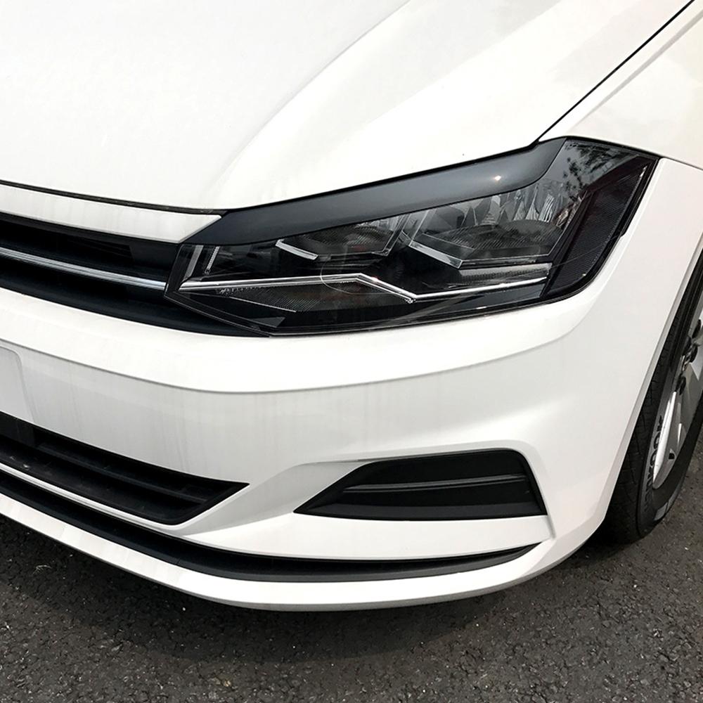 For Volkswagen VW Polo MK6 2019 2020 2025 2025 2025 Head Light Front Lamp Sticker Decoration Cover Trim Styling Accessories