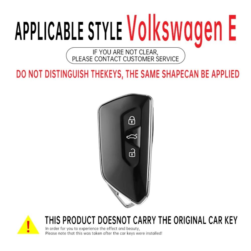 Alloy Car Key Case Cover for VW Volkswagen Golf 8 MK8 ID.3 ID.4 Cupra Skoda Octavia A8 SEAT Leon MK4 2020 2021 Formentor Tarraco