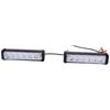 2PCS COB Warning Strobe Flash Light 6LEDs Red Blue White Lighting Universal for Motorcycles ATVs Trucks DC12V‑24V