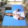 Dynamic Soccer Legend Action Carpet Suitable for Game Room Balcony Outdoor Decorate Room Anti-slip Rug Decorate Offices