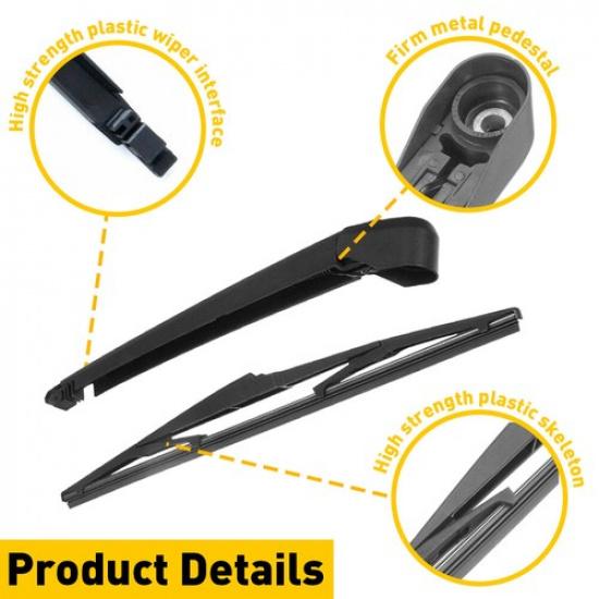 For Mazda 2007-2015 CX9 for 2007-2012 CX7 Rear Windshield Wiper Arm Blade Set