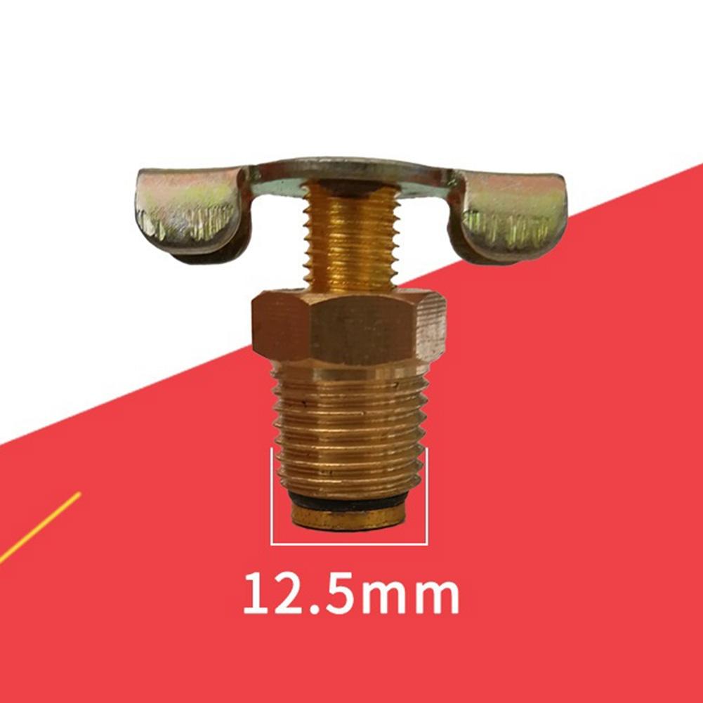 Reliable 1/4 Brass Drain Cock for Air Compressor Easy to Use T handle