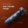 Oraimo EasyShave Digital Display Shaver, Electric Shaver with Dual Floating Blades, Magnetic Shaving Head, Long Lasting