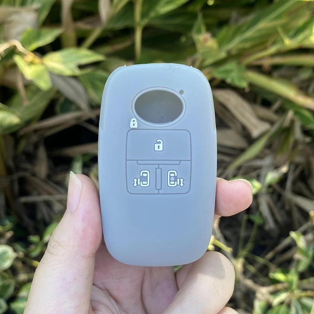 Silicone Car Key Cover Case Shell For Toyota Raize For Daihatsu Rocky 4 Buttons Key Cover Case Car Accessories