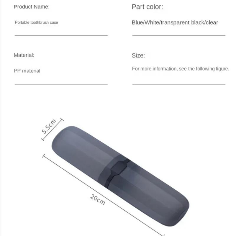 Travel Portable Toothbrush Toothpaste Box Container Pen Storage Box Bathroom Accessories Outdoor Camping Hiking Organizer Supplies