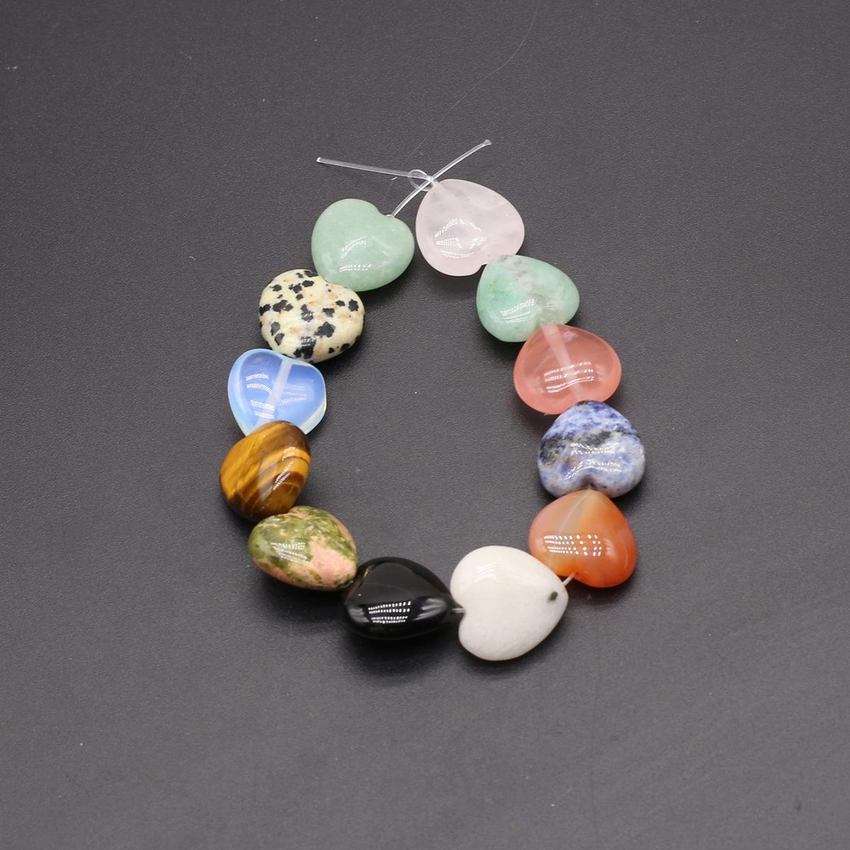 

Изолирующие бусины из натурального камня, агаты/малахитовые бусины в форме сердца для изготовления ювелирных изделий, ожерелье, браслет, серьги, аксессуары 16x16mm