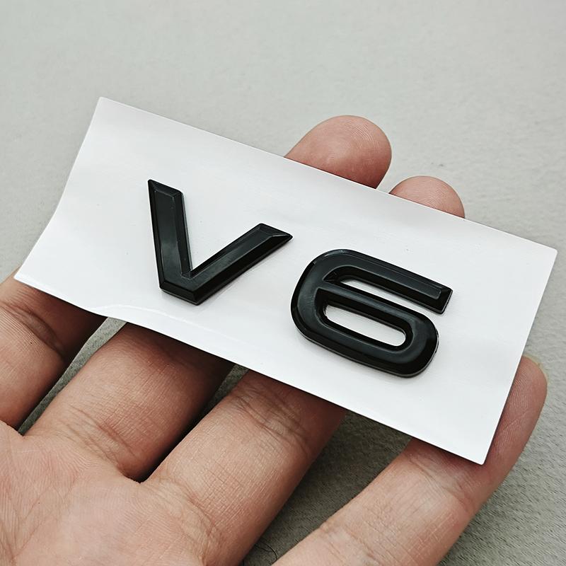 RUNTB1 3D ABS Car Styling 4MOTION V6 Logo Sticker Body Badge Tail Decal For VW Tiguan Touareg Golf Passat R32 Atlas Arteon Accessories