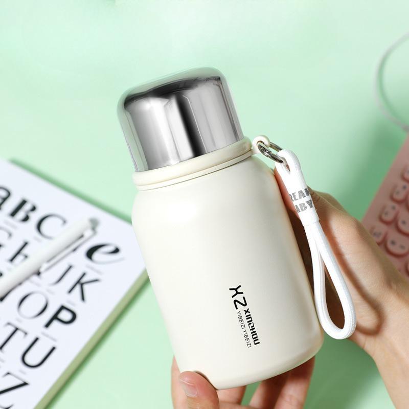 High Value 316 Stainless Steel Thermos Cup Mini Water Cup with Lifting Rope Portable Cup Boys and Girls Cup