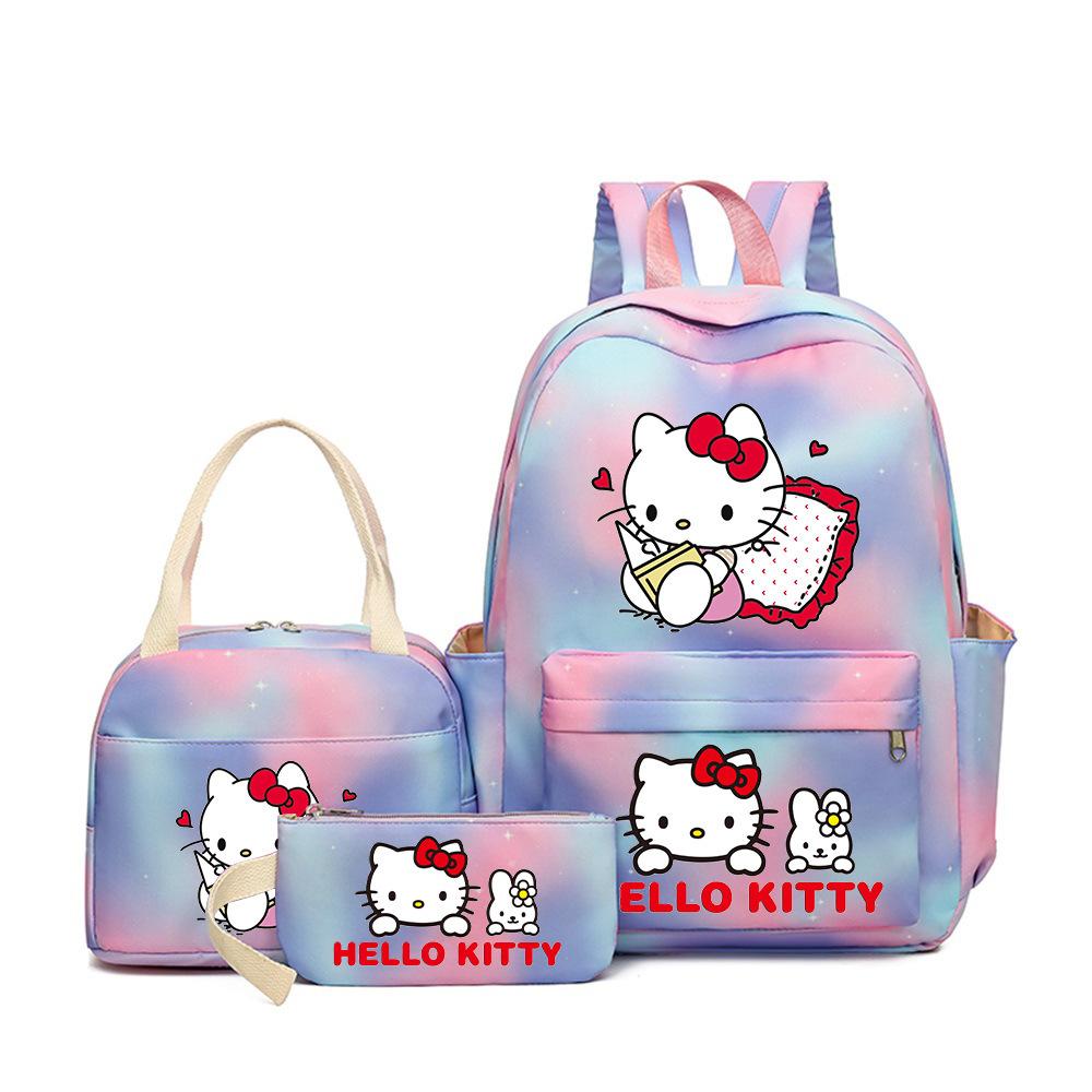 Student Schoolbag Large-Capacity Printing Junior High School College Student Casual Simple Backpack