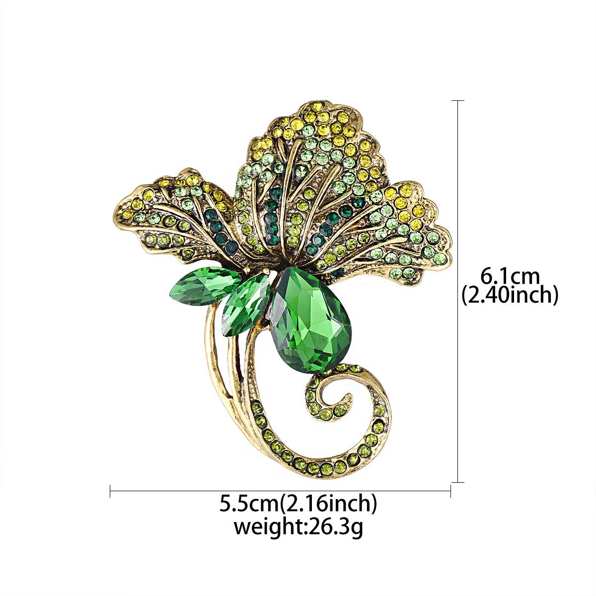 

Ретро Изысканная Мода Цветок Брошь Темперамент Универсальный Высококлассный Аксессуар для Одежды Булавка Аксессуары для Платья Защита от Света