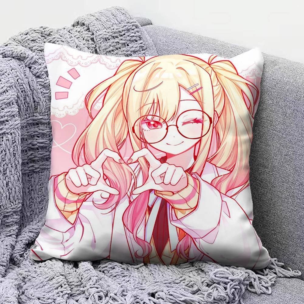 Saki Tenma Cute Home Sofa Cushion Covers and Aecorative Custom Pillow Covers