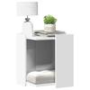 VidaXL Cat Litter Box Furniture White Engineered Wood 857742