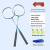 WEZHO Durable Badminton Racket Set