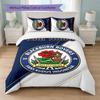 Blackburn Rovers Football Custom Name Text Bedding Set 1 Duvet Cover+2 Pillowcases Soccer Logo Personalized Gift For Special Occasion Bedroom Decor