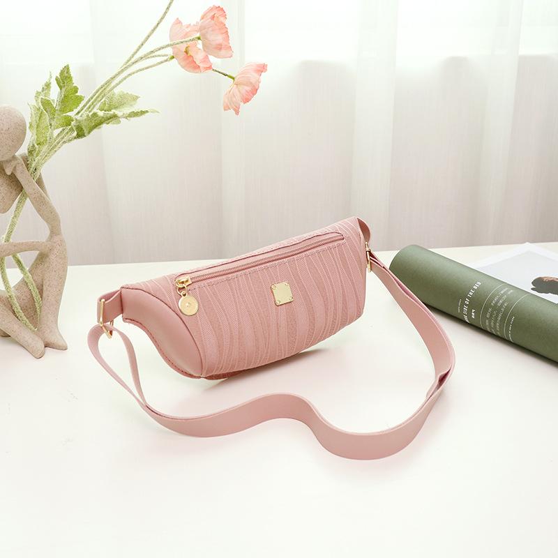 Casual Simple Zipper Single Shoulder Armpit Bag Versatile Mobile Phone Change Women's Bag