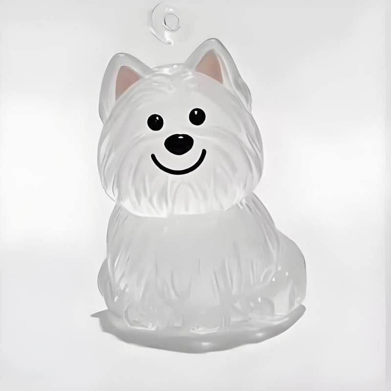 Pet Hair Storage Box Resin Cute Animal Keychain For Collectors And Giftgiving