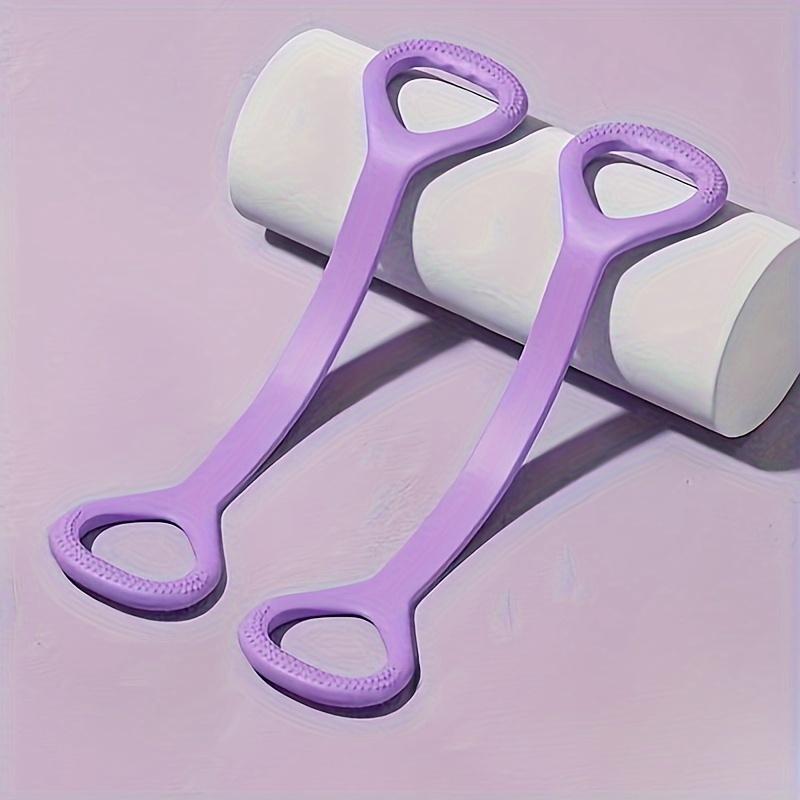 Exercício de alongamento faixa de tensão fitness yoga corda de resistência elástica, usada como equipamento de fitness para ombro, braço, costas, deve