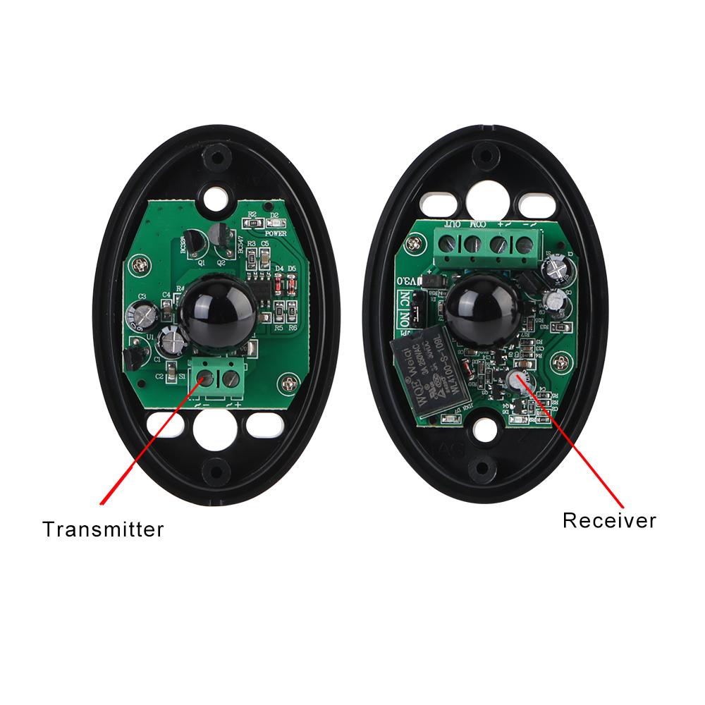 Externer Positionierungs-Alarmmelder für Tore Türen Fenster gegen Hacking-System Infrarot-Sicherheitsstrahl Einbruchmelder Tür Fenster