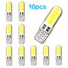 10 Pcs Car Clearance Lights T10 COB 4 6 12 Smd Led Auto Interior Bulbs Canbus White 5730 LED 12V Car Side Wedge Lamp Bulb