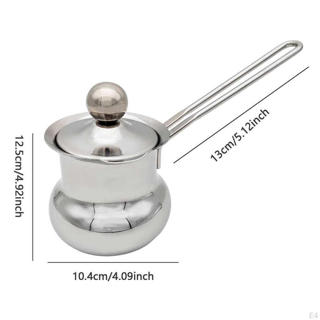 Cafetière Bouilloire Faire du Thé Polyvalente Prise Confortable Moussage de Lait avec Bec Théière