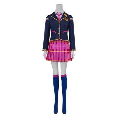 Song Hana Cosplay Anime Kostüm Schulmädchen D.va Jk Uniform Mantel Röcke Anzug Halloween Dva Drittanbieter Outfit Für Damen