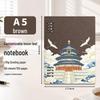 Custom Logo A5 Loose-Leaf Notebook - DIY Cover, High-Quality Printing, Lined Pages, Assorted Colors.