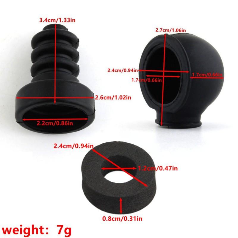 Gear Shift Assist Dust Cover BMW K1600B K1600GT K1600GTL Motorcycle Black Flexible Boot Ball Joint Cap