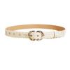 New Korean version ins style white lace belt women's versatile decorative skirt niche design belt spot trend