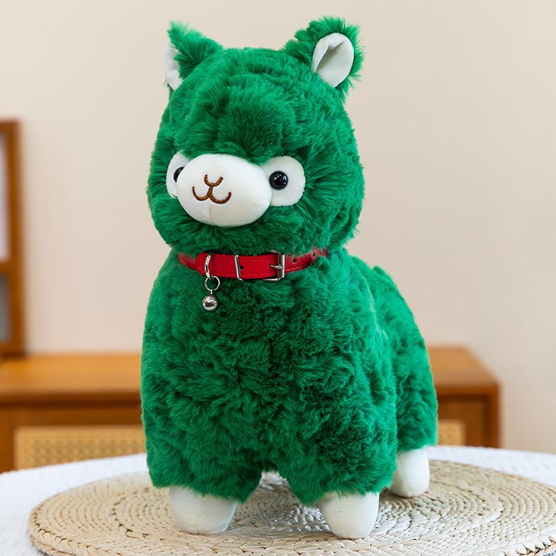 Cute Cartoon Alpaca Plush Toy For Kids Birthday Gift Small Stuffed Animal Collectors Edition 35cm