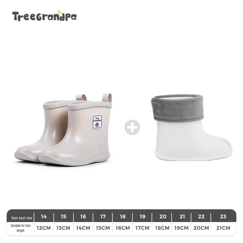Children's Non-slip Lightweight Mid-calf Rain Boots - Soft Sole for Boys and Girls