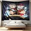 Gravity Falls Print Tapestry - Portable Wall Decor Cloth, for Home, Dorm, Travel, Bedroom, Living Room - Ideal Birthday Housewarming Gift
