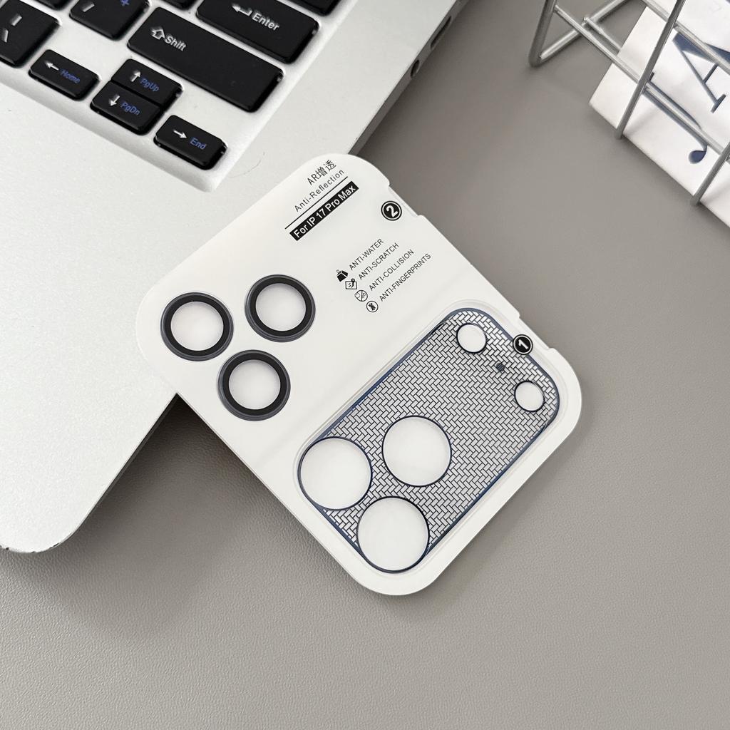 Tempered Glass Camera Lens Protector Net Cover for Iphone 17 Pro Max 17Pro Flim Phone Lens Protection Dustproof Shockproof Accessories
