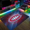 Montreal Canadiens Design Kryształowy Aksamitny Dywan Przytulny Nie?Antypoślizgowy Dywan Wzorzysty Do Sypialni Salonu Przedpokoju