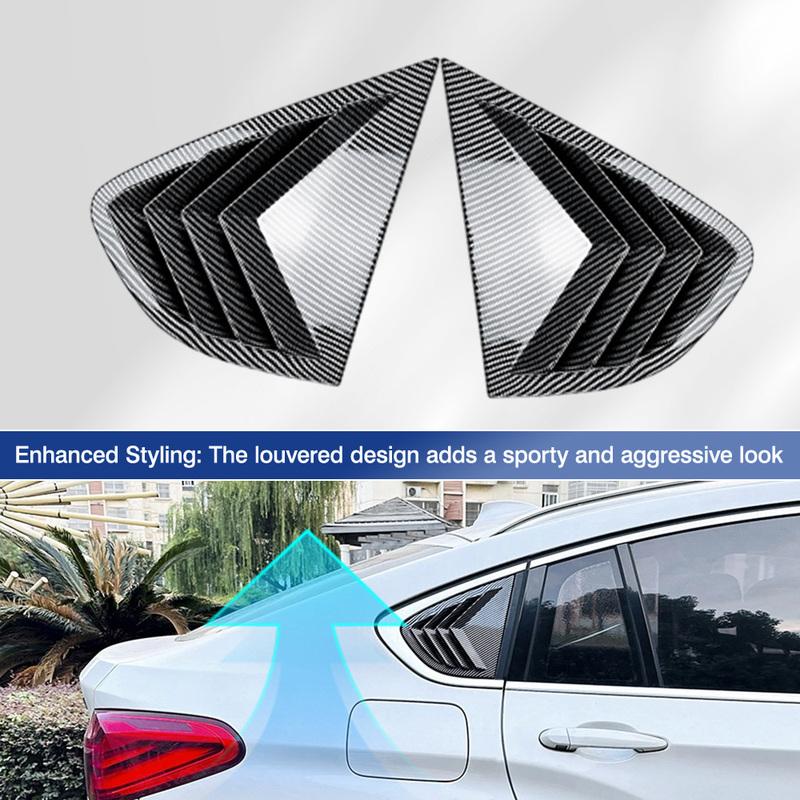 Per BMW X4 F26 2014 2015 2016 2017 2018 Deflettori Finestrini Posteriori Laterali Prese d'Aria Copri Griglie Tende Accessori Auto