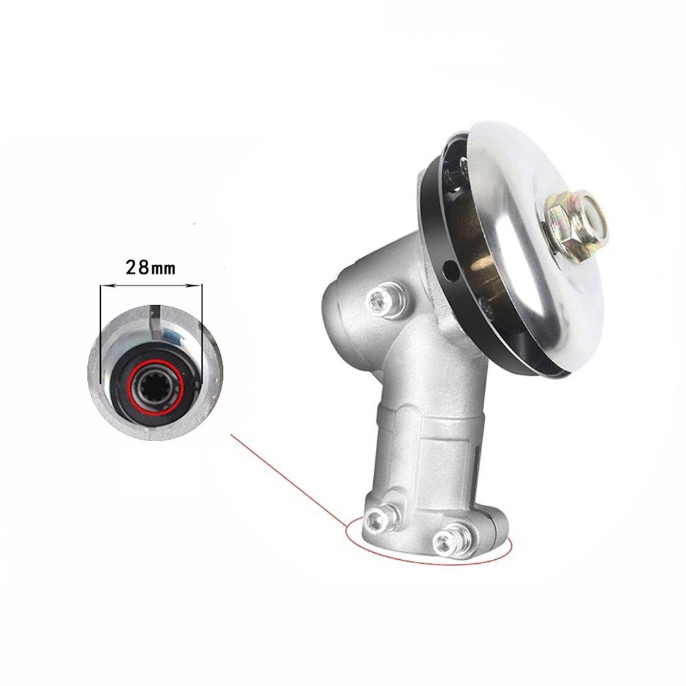 

28mm Tube Lawn Mower Working Head Single/Double Instal Hole Assembly Accessories Trimmer Gearhead 9 Teeth Lawn Mower Parts