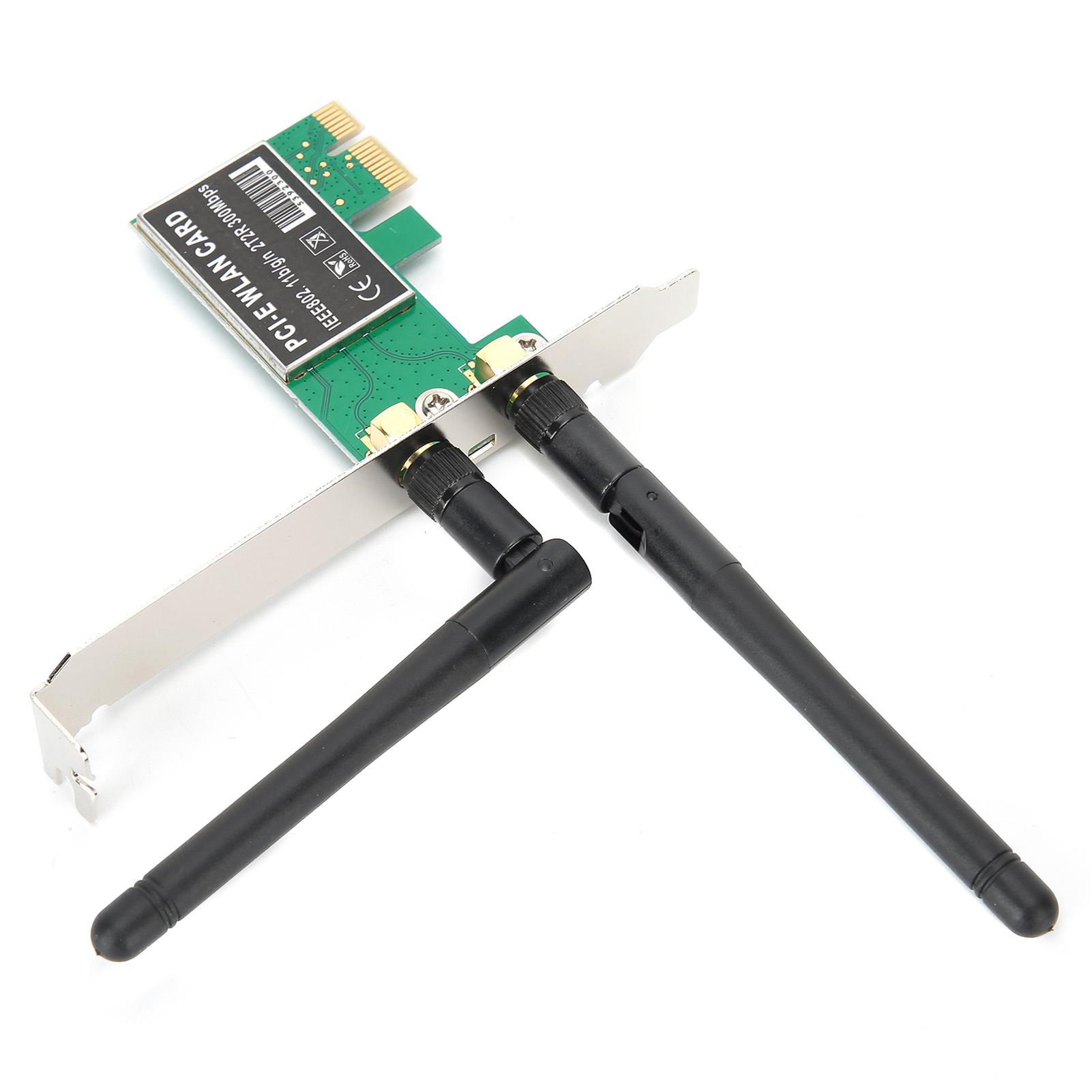 

DualBand Network Card Wireless Adapter PCIE to WIFI Desktop Computer Accessories