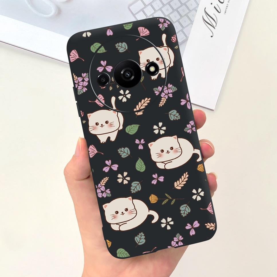 Fashion Design For Xiaomi Redmi A3 4G Case  Butterfly Cute Cat Soft Silicone Back Cover For Redmi A3 A 3 6.71" Bumper Phone Case