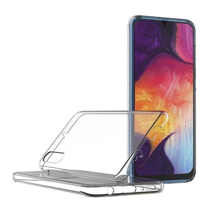 Silicone Back Cover - Samsung - Galaxy A50 SM-A505F - 360° Protection - Transparent - Flexible